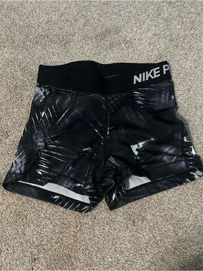 Nike Black & Gray Dri-FIT Athletic Compression Shorts